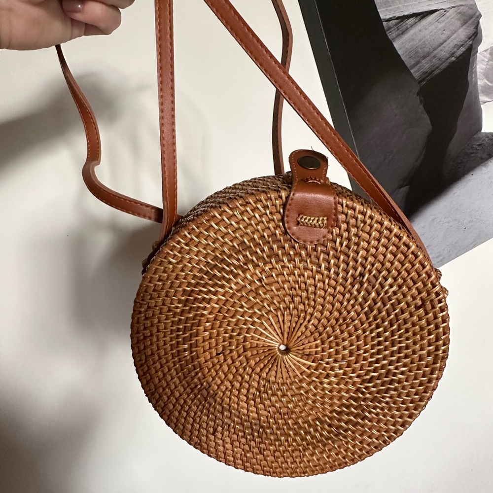 handmade woven crossbody